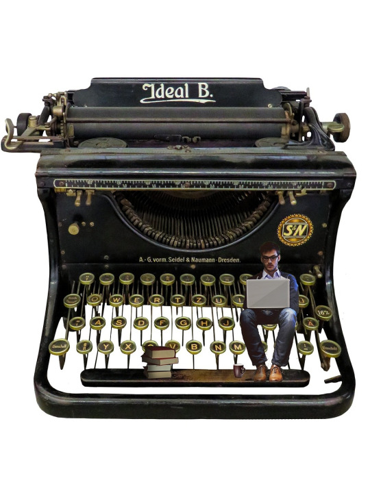 business author book desk